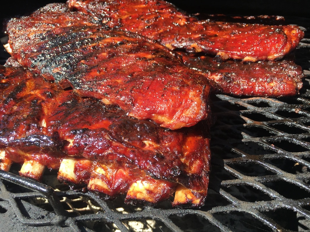 how to BBQ grill pork ribs